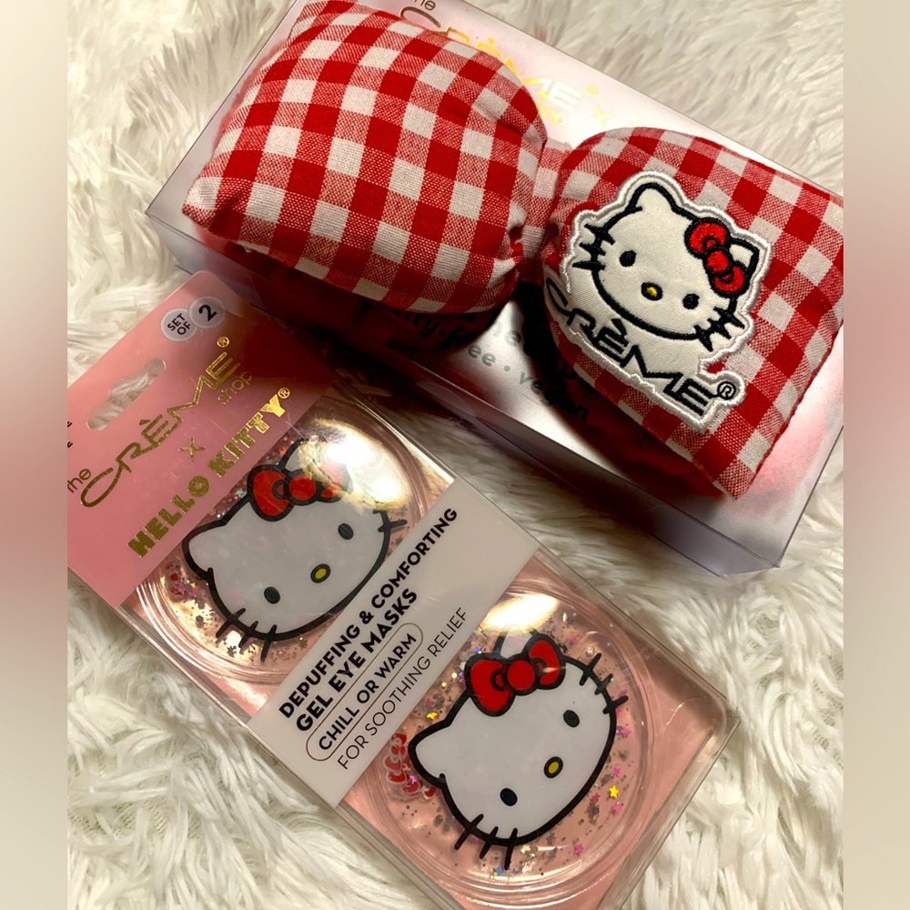 The Crème Hello Kitty Headband & Eye Masks